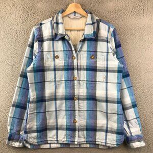Stio Dusted Agave Plaid Willow Midweight Flannel Shirt size L